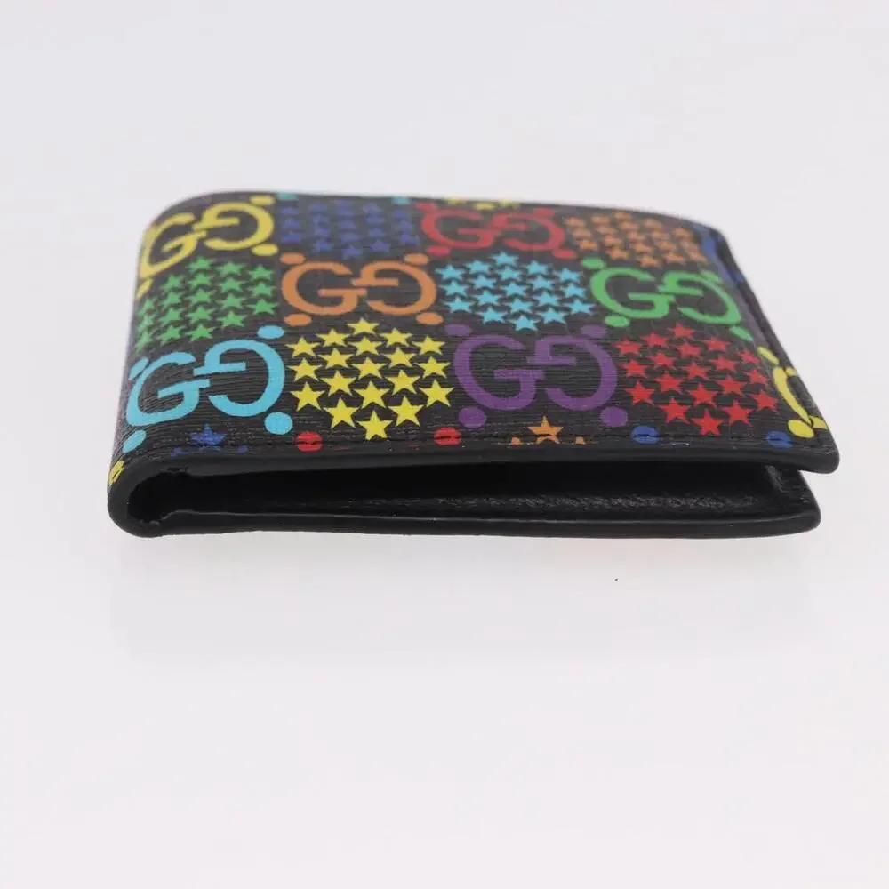 Gucci GG Supreme Monogram Psychedelic Men's Bi-Fold Wallet